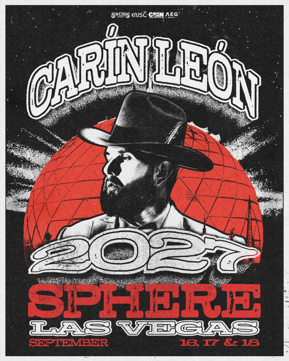 La superestrella mundial de la música latina Carín León ha anunciado que regresará al Sphere...