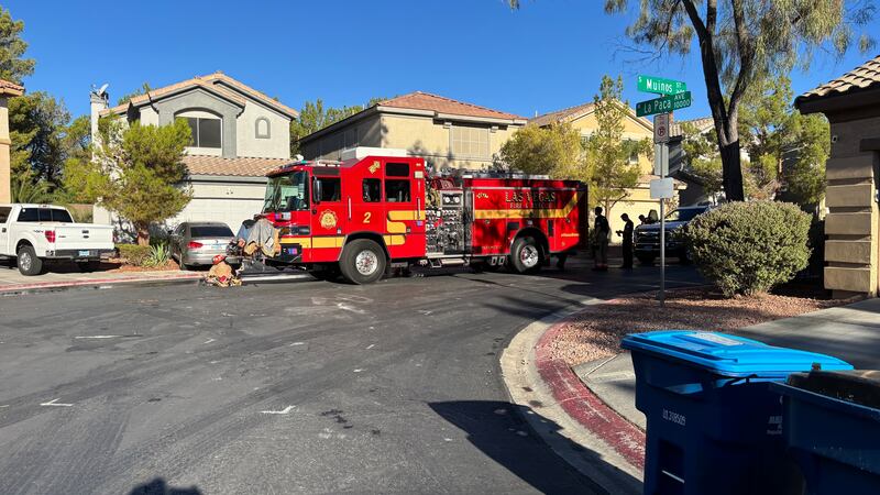 61-year-old woman dies following house fire rescue near South Las Vegas Blvd