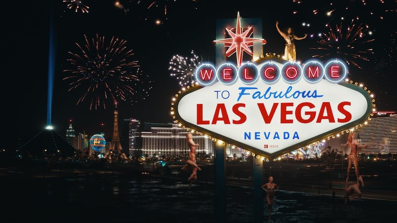 La campaña se inspira en el icónico cartel “Welcome to Las Vegas” que saluda a los visitantes...