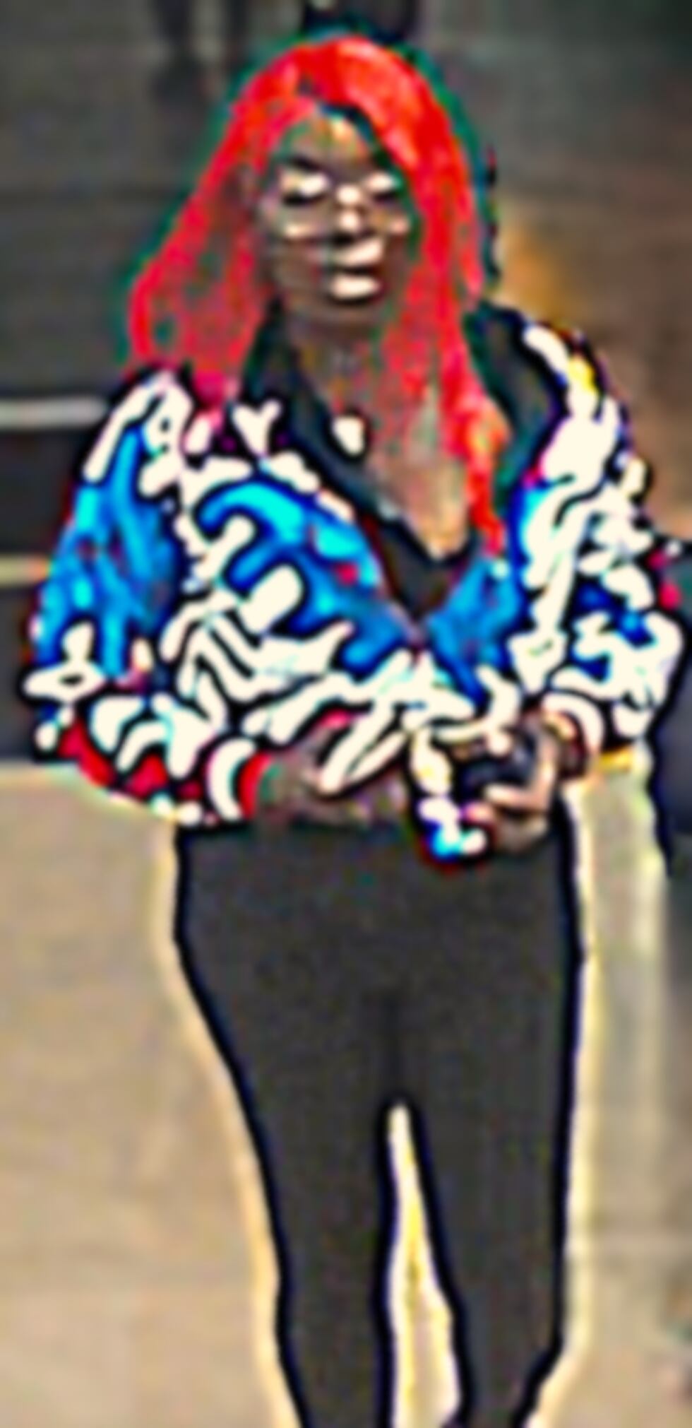 Las Vegas police released photos of a robbery suspect Friday night.