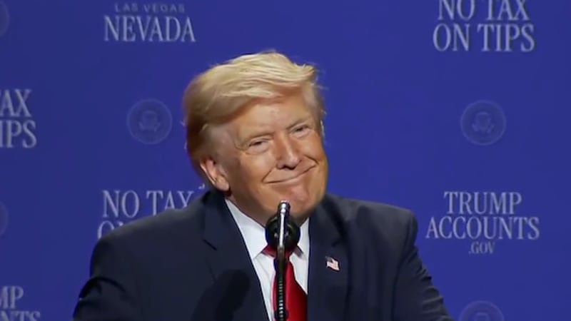 President Donald J. Trump is visiting Las Vegas to promote recent tax relief initiatives aimed...