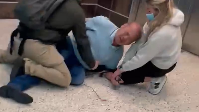 Police say Immigration and Customs Enforcement (ICE) agents tried to arrest a man at Harry...