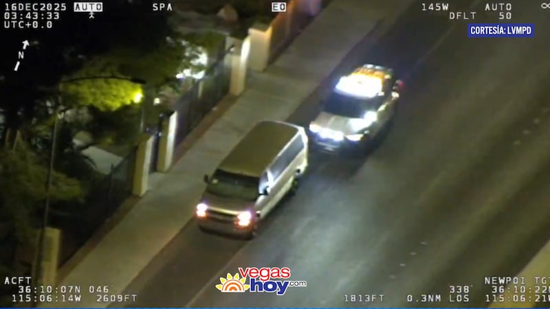 Policía Metropolitana de Las Vegas comparte imágenes de sus operaciones de seguridad en las...