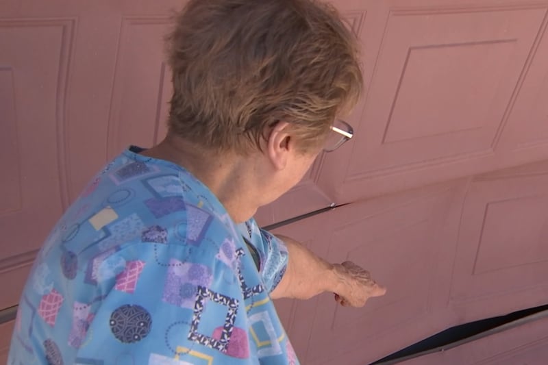 Seven months after a driver smashed garage doors across quiet neighborhoods, 78-year-old widow...