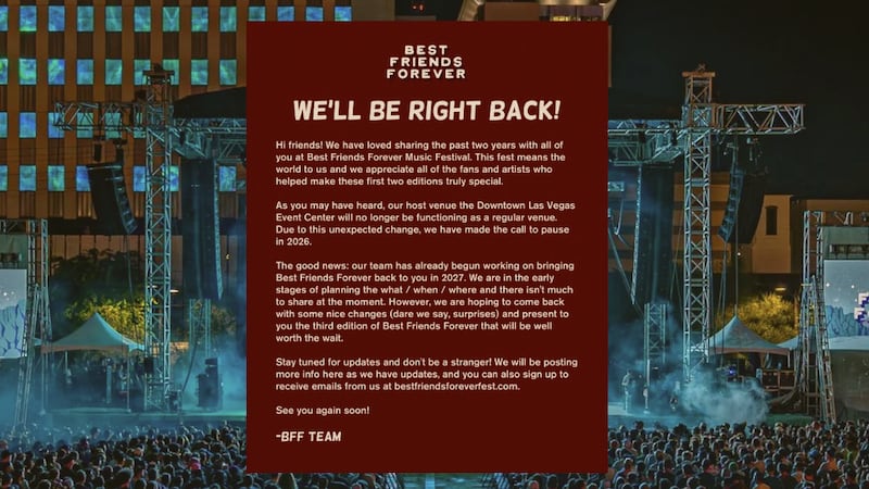 El festival de música anunció una "pausa" en sus planes para 2026 después de que surgieran...