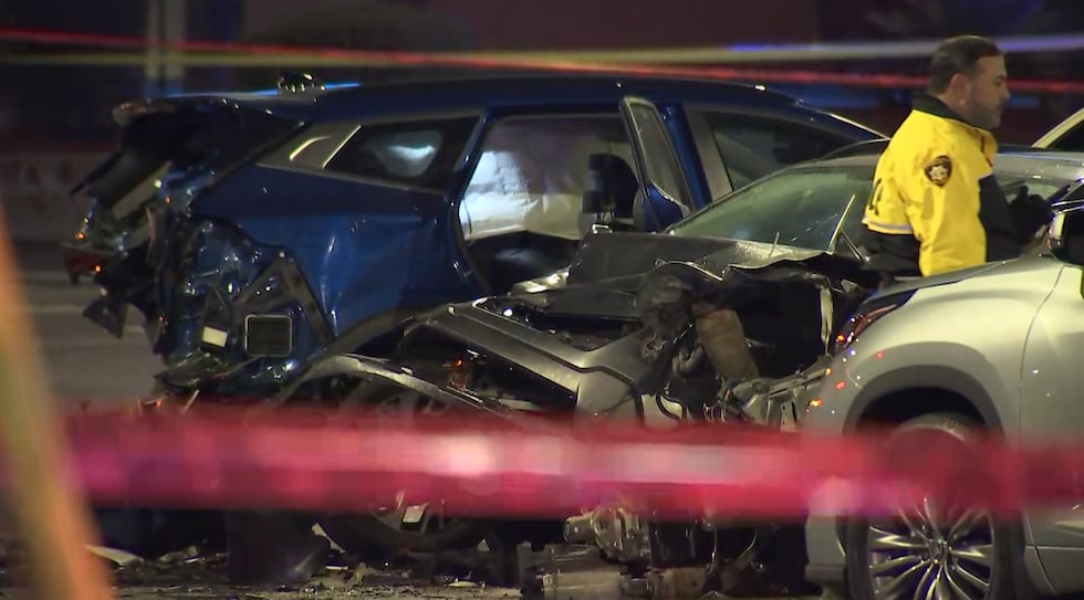 Two people are dead, and others have been hospitalized after a crash in northwest Las Vegas,...