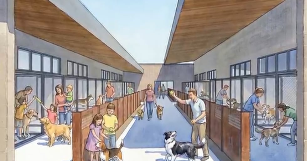 A new Clark County animal shelter planned near Post and Jones will house nearly 200 pets to...