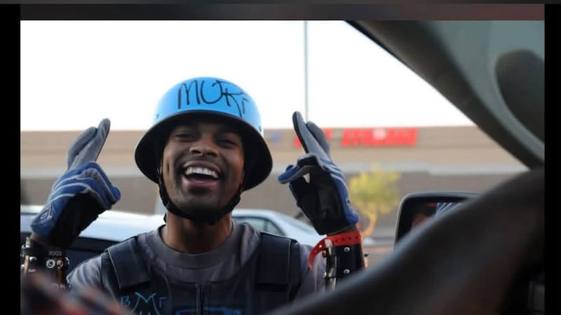 Vandalized memorial for motorcyclist killed in hit-and-run