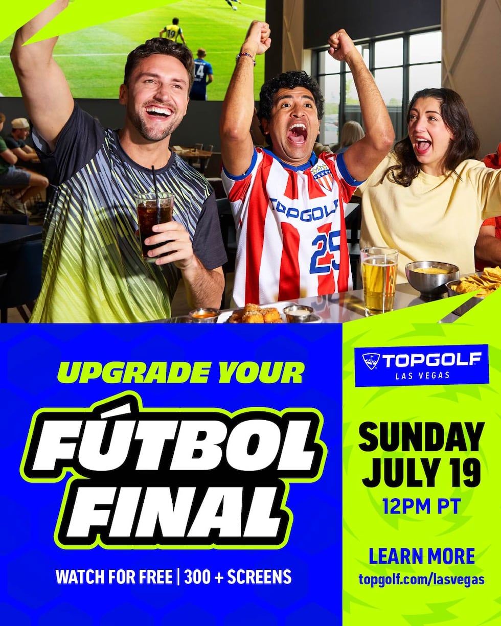 Topgolf Las Vegas, ubicado muy cerca del Strip, organizará el domingo 19 de julio un evento...