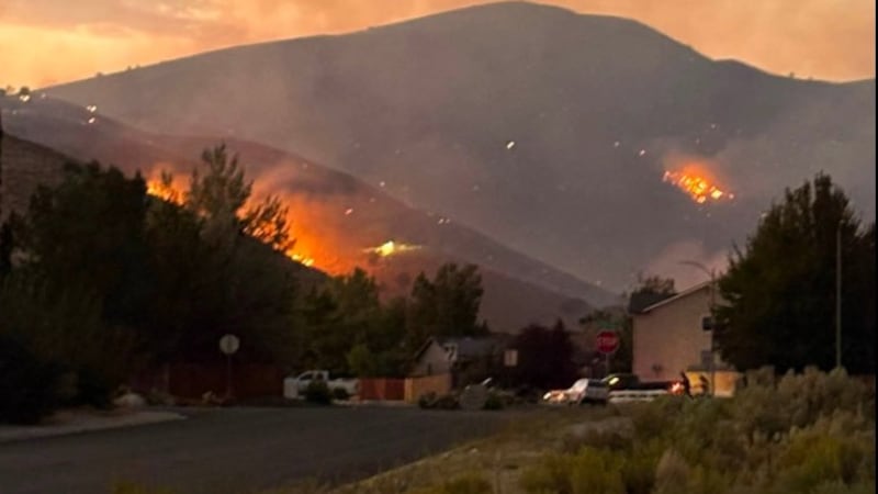The Bug fire on Saturday, Aug. 8