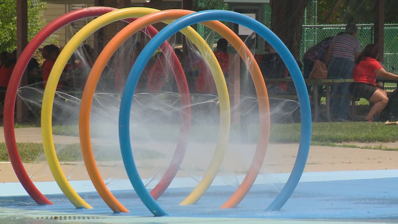 Savage Park splash pad in Toledo