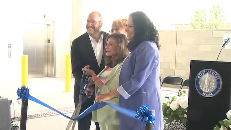 A new $32 million, five-story parking garage opened on South Casino Center Boulevard in the...