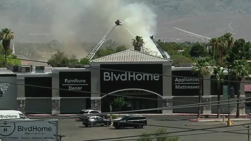 Las Vegas Fire & Rescue responded to a house fire on Hill Haven Avenue after reports of smoke...