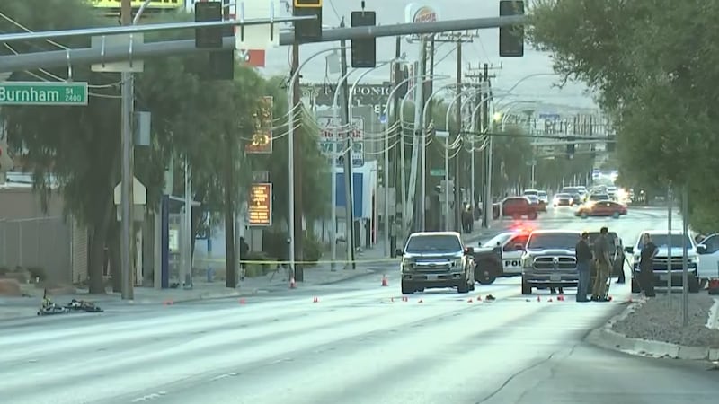 La policía de Las Vegas está atendiendo este lunes por la mañana un accidente ocurrido durante...