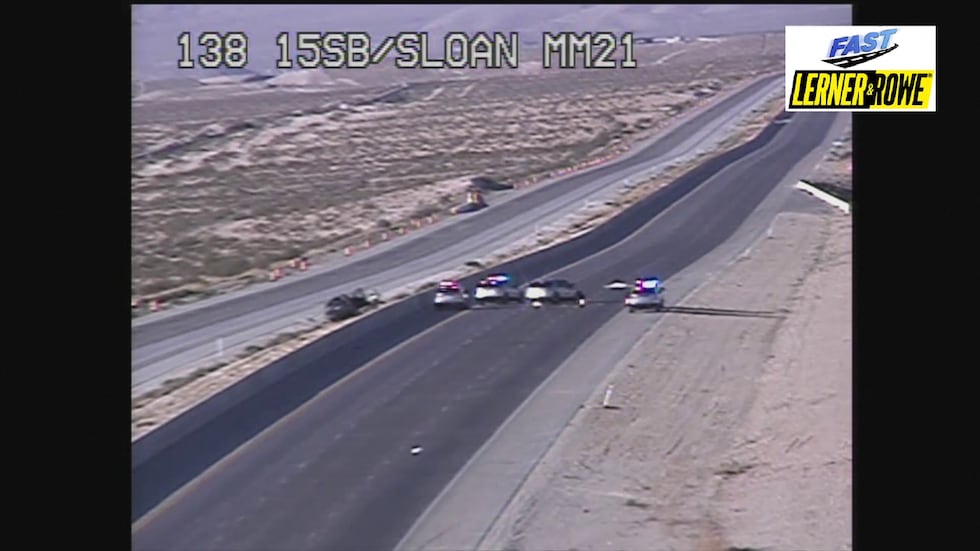 Child dead, 2 hurt in I-15 rollover at MM19 near Jean. I-15 closed both directions — NB detour...