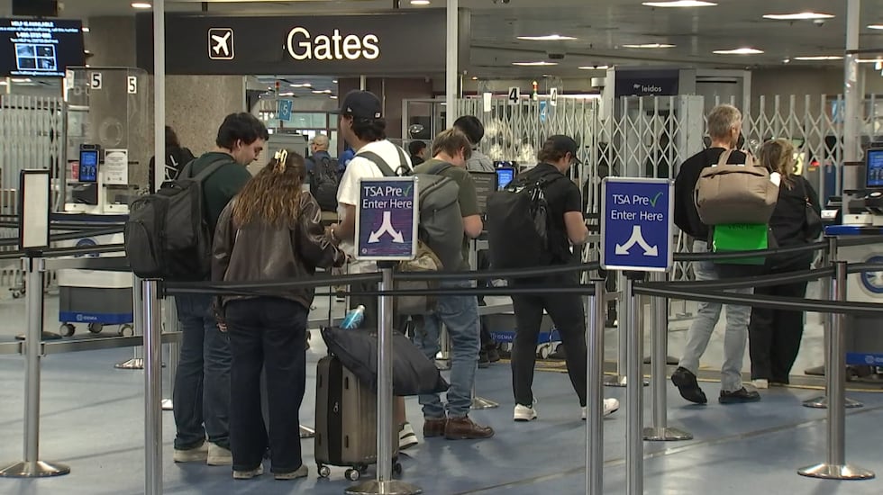 TSA workers at Harry Reid International Airport have gone 32 days without pay as the...