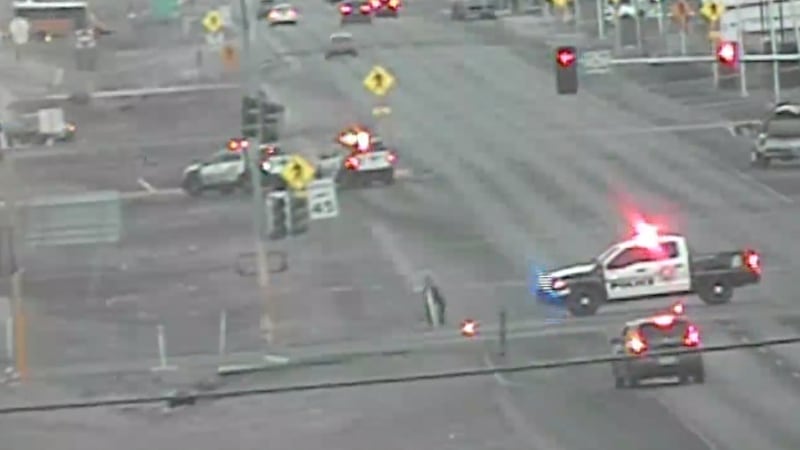 The Nevada Department of Transportation is reporting a road closure following an east valley...