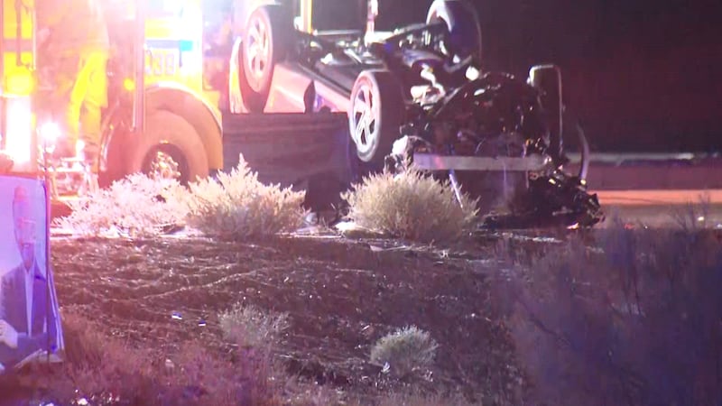 La policía de Las Vegas investiga un accidente en el sur del valle que dejó a dos personas...