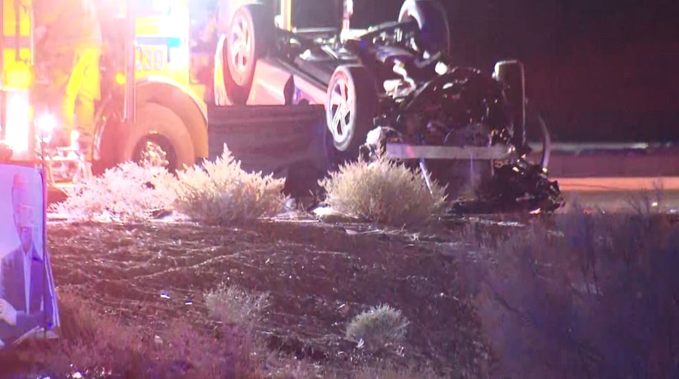 La policía de Las Vegas investiga un accidente en el sur del valle que dejó a dos personas...