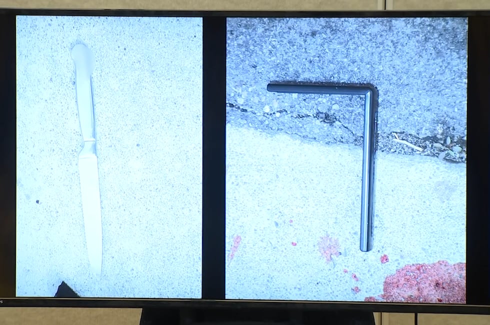 La policía de Henderson compartió fotos de los artículos recuperados de un sospechoso acusado...