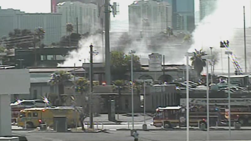 Clark County Fire responds to 2543 S. Bruce St. on March 18, 2026.