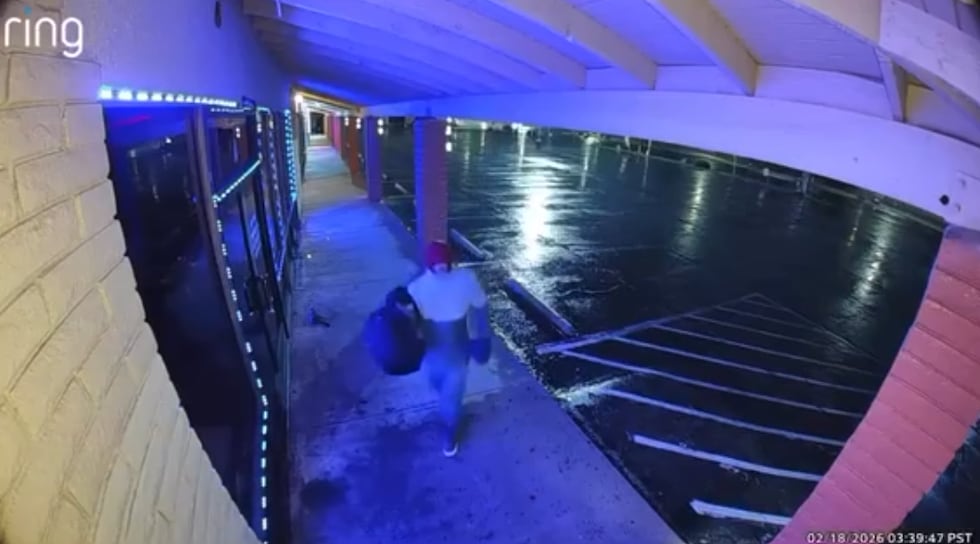 The burglary happened at Bargain Furniture Arce LLC. near North Decatur and West Lake Mead...