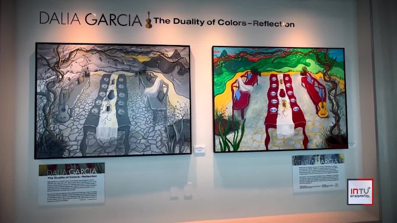 La historia de éxito de una pintora hispana en EE.UU