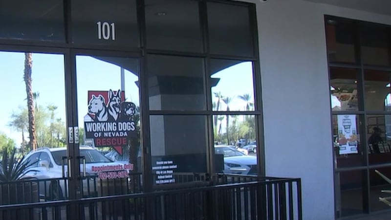 Exterior shot of "Working Dogs of Nevada."