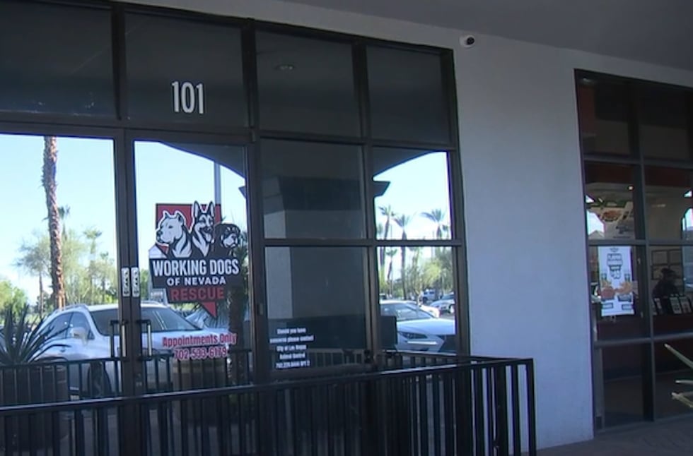 Exterior shot of "Working Dogs of Nevada."