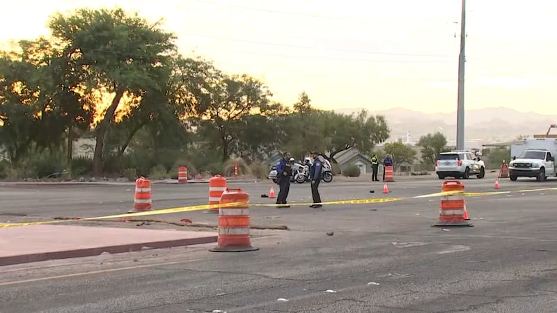 Police investigate pedestrian crash in southeast Las Vegas Valley.