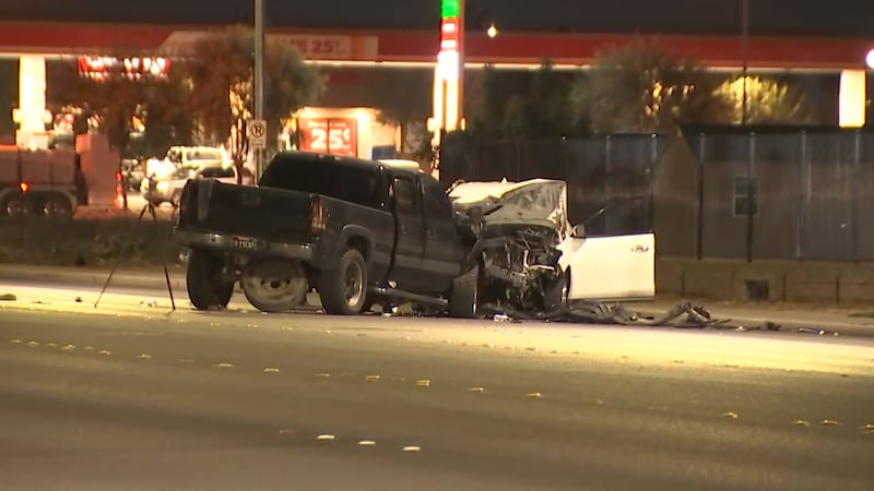 Las Vegas Metro Police are investigating a crash in the northeast Las Vegas Valley.