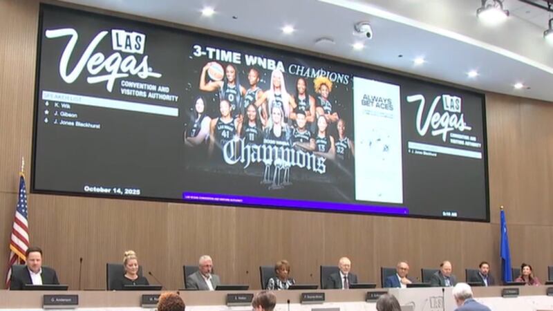 The Las Vegas Convention and Visitors Authority’s sponsorship with the Las Vegas Aces is set...