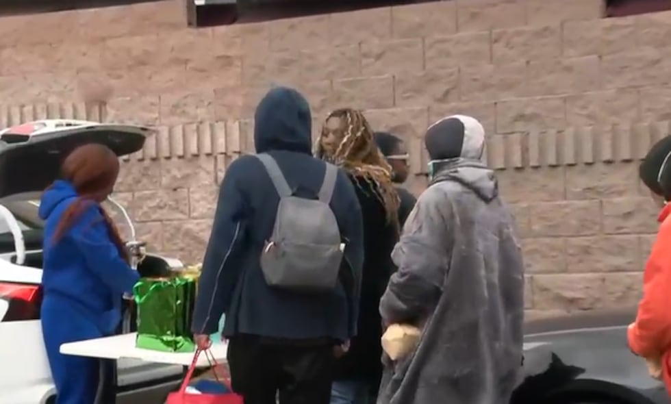 A North Las Vegas mother completed her Christmas mission on Wednesday, providing 200 people...