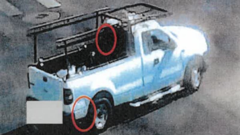 Police shared photos of Guadalupe Camarillo Guarneros' truck in an arrest report.