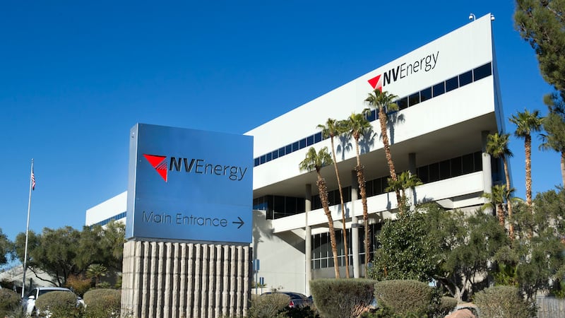 Exterior del edificio de NV Energy en Las Vegas, NV.