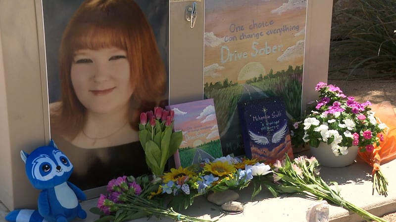 McKenzie Scott, a Las Vegas Arbor View High School senior memory was honored on the...