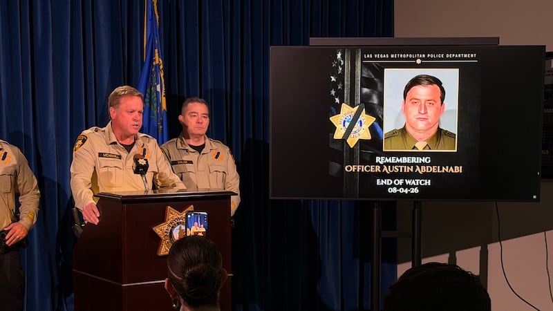 Las Vegas police identify officer killed in shooting near Mountain Vista, Tropicana