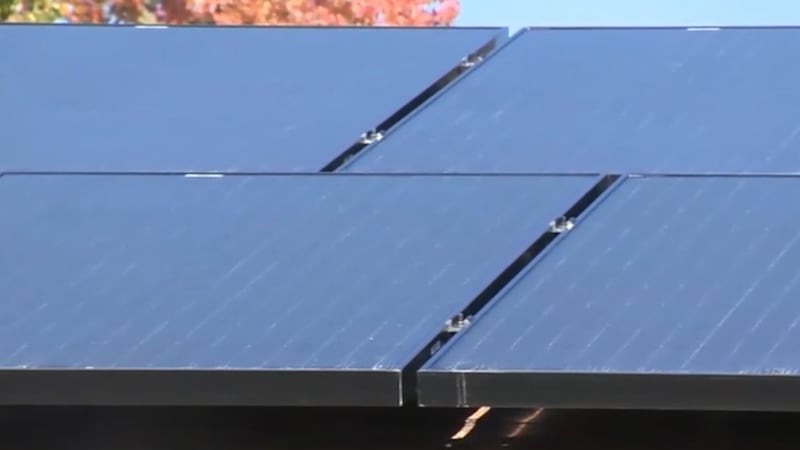 File photo of solar panels.