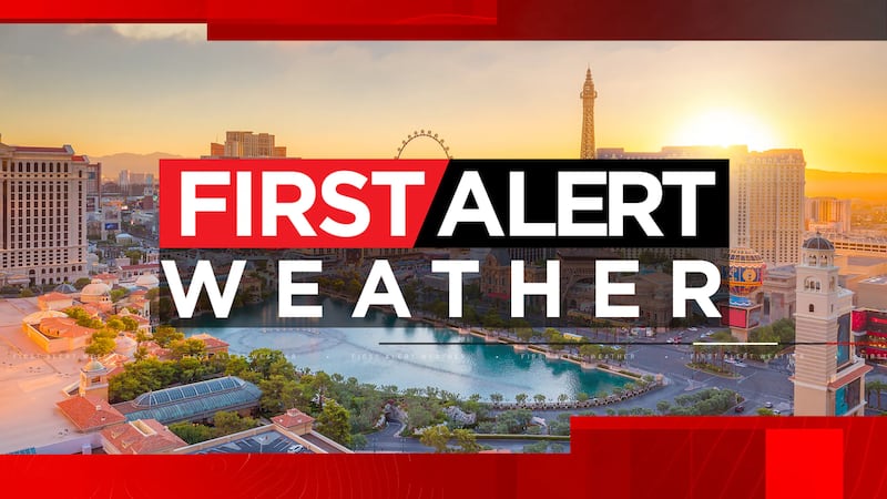 Las temperaturas al salir de la casa están entre 50 y 55 grados en todo el valle de Las Vegas...