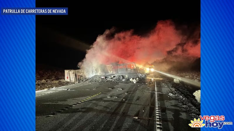 Un accidente mortal que involucró a un camión semirremolque y una grúa ha cerrado la US-95 en...