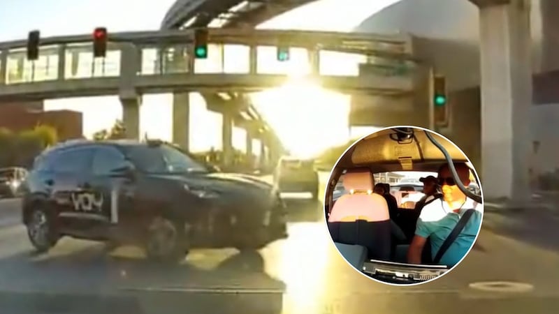 Un taxista afirma haber presenciado lo que parecía ser un automóvil, sin nadie a bordo,...