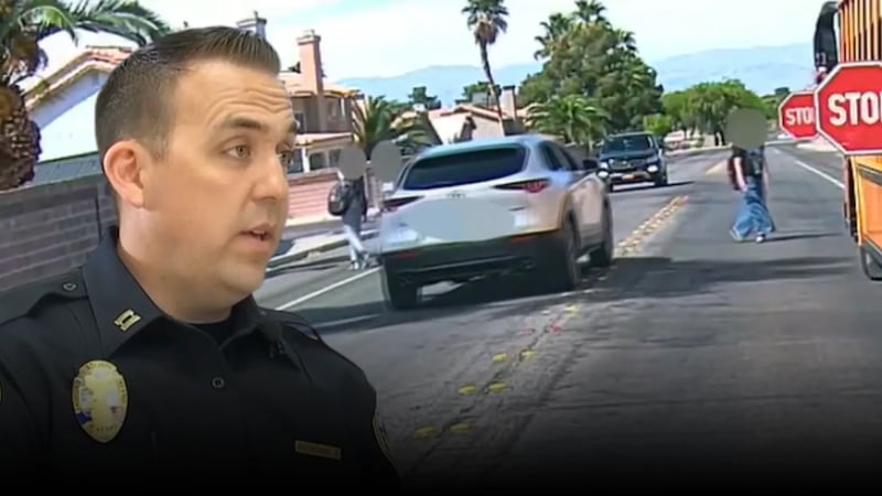 La policía de Henderson localizó, encontró y multó al conductor que aparecía en un video viral...