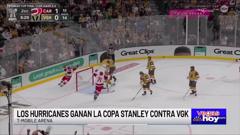 Los Hurricanes aseguraron la victoria con un gol a puerta vacía.
