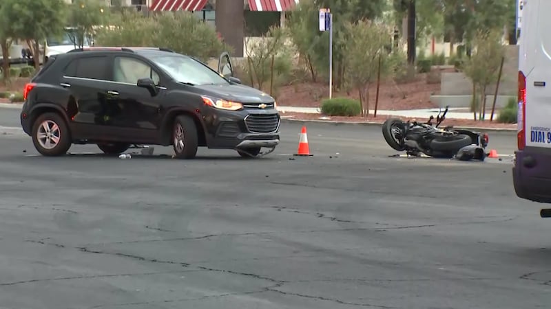 La policía de North Las Vegas investiga un accidente ocurrido el miércoles por la mañana que...