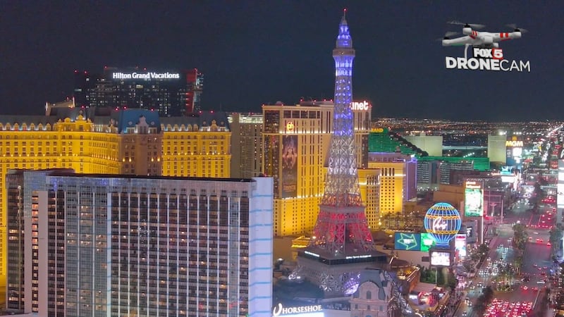 El Strip de Las Vegas registró el mayor aumento mensual, con un incremento de más del 13 % en...