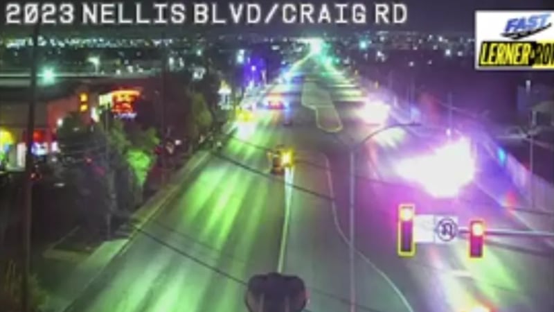 Un peatón sufrió heridas críticas tras ser atropellado cerca de Craig Road y Nellis Boulevard...