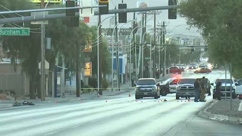 La policía de Las Vegas está respondiendo el lunes por la mañana a un accidente ocurrido...