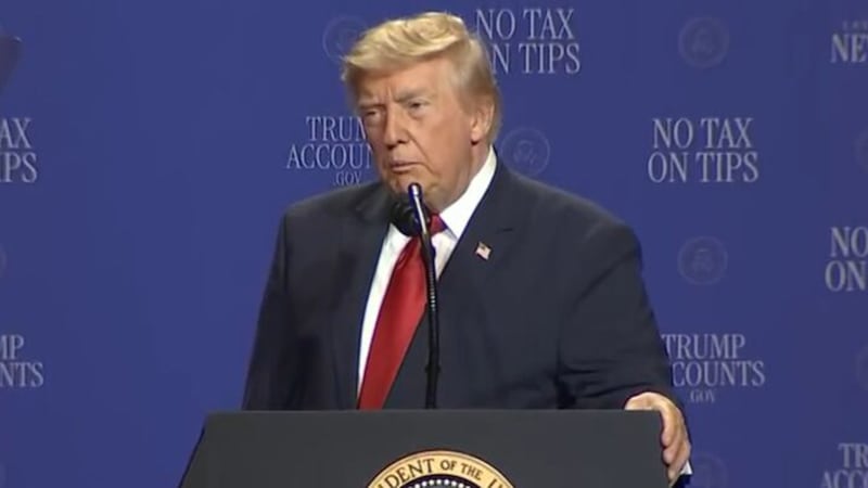 El presidente Donald J. Trump se encuentra de visita en Las Vegas para promover las recientes...