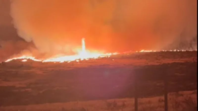 El incendio Hawk destruyó por completo la casa de Rick Arrate, quien solo pudo salir con sus...
