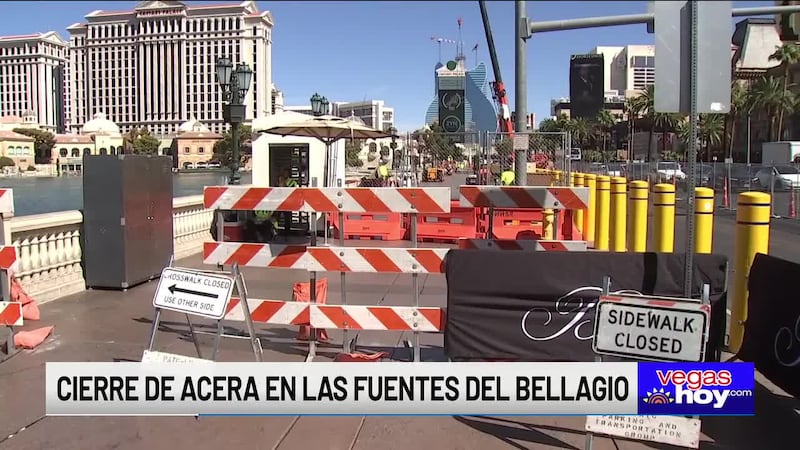 Los organizadores de la carrera recuerdan a los visitantes que la acera situada entre Flamingo...